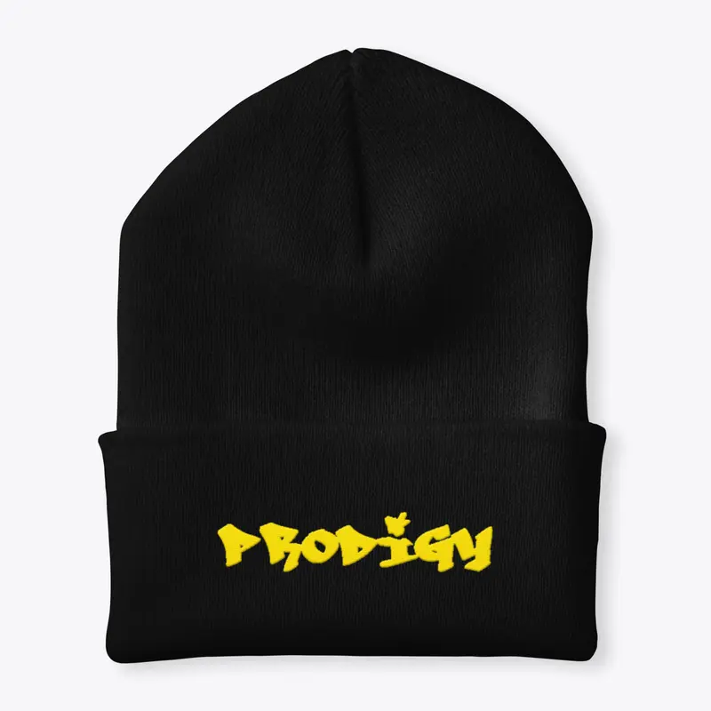 Prodigy Beanie (Yellow Letters)