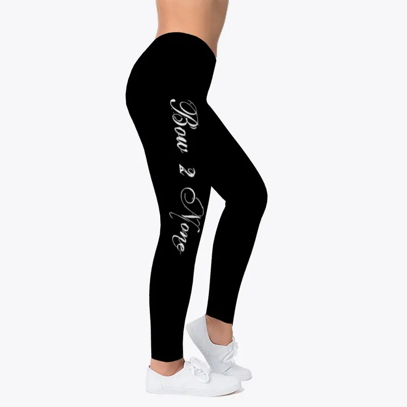 B2N Leggings (White Lettering)