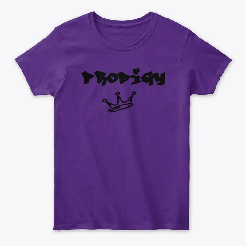 PRODIGY Womens Tee (Black Lettering)