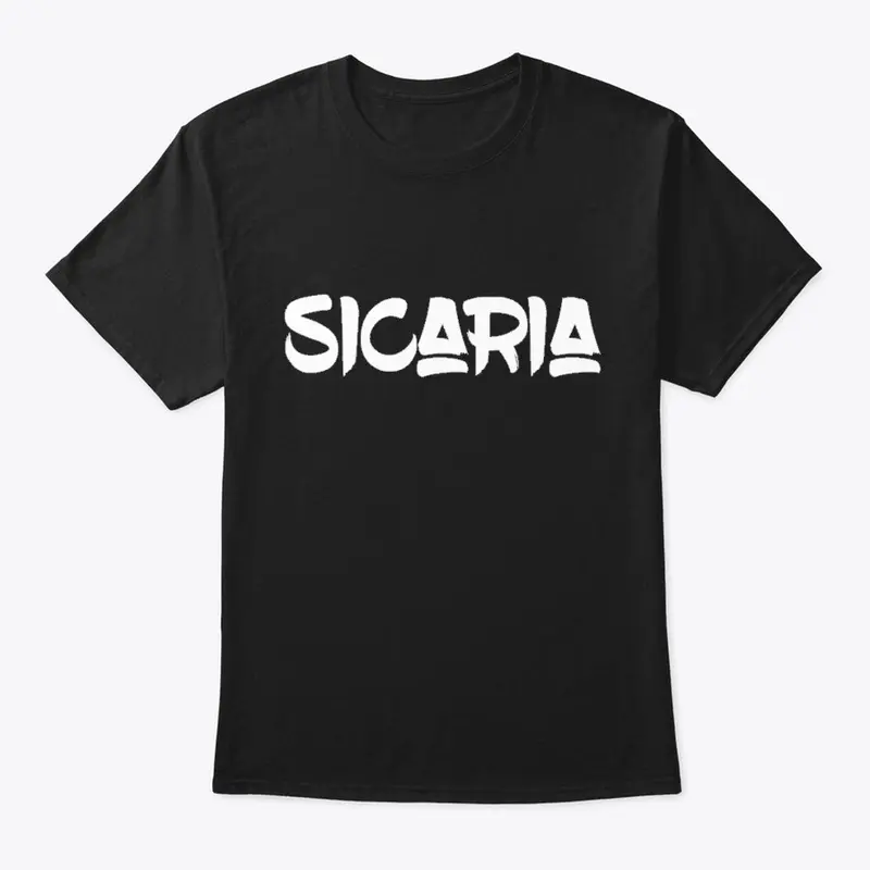 SICARIA (Triangles Design) Tee (White)