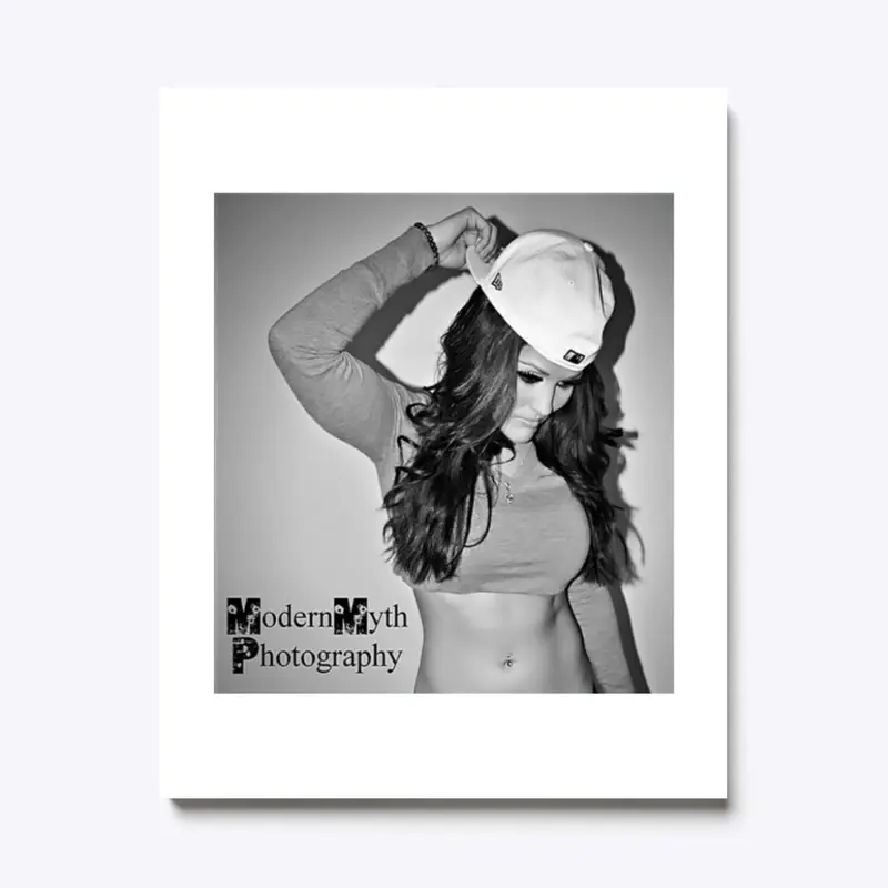 Hat Pose Canvas Print