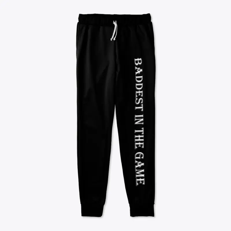 Baddest ITG Joggers (White Letters)