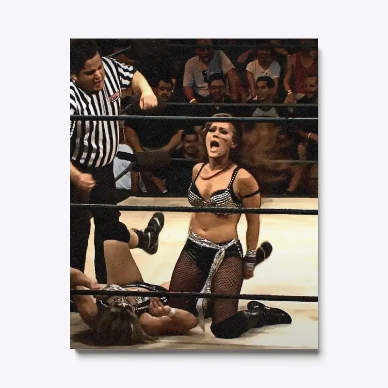 Ivelisse - LU Scream Canvas Print