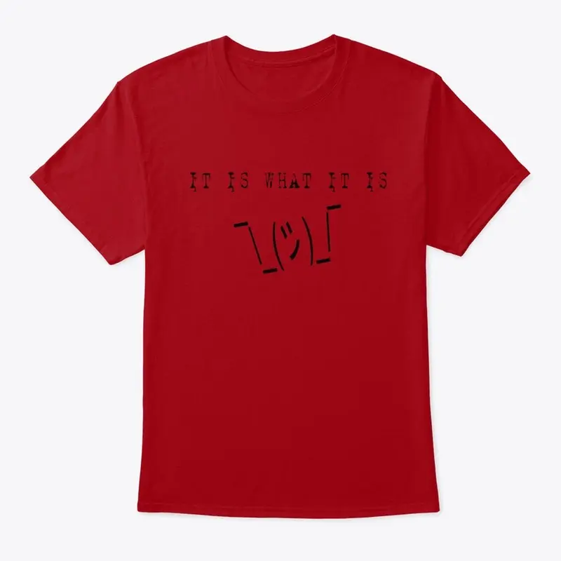 "IIWII" Black Letters Tee