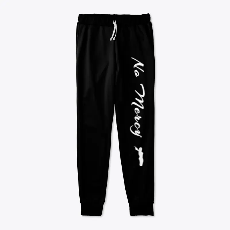 No Mercy Joggers (White Lettering)