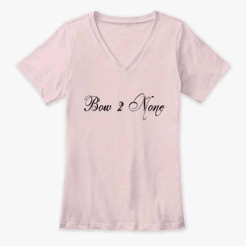 Bow 2 None V-Neck Women