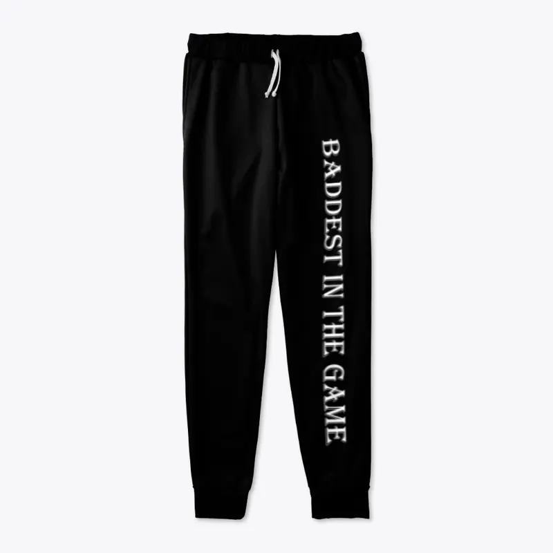 Baddest ITG Joggers (White Letters)